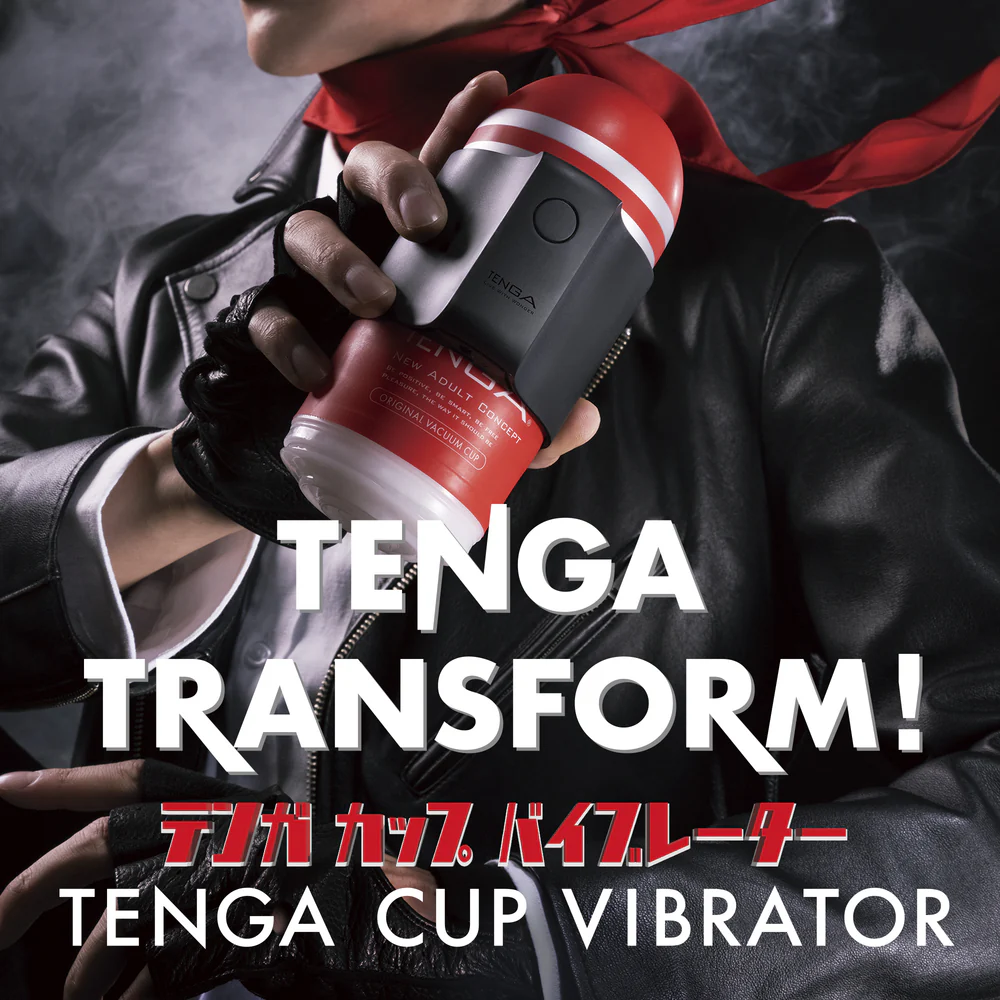 Tenga CUP Vibrator + 2 мастурбатори Vacuum CUP, чорний — фото 7