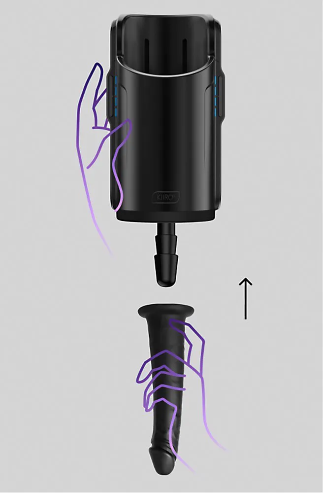Kiiroo Keon Dildo Adapter, чорний — фото 3