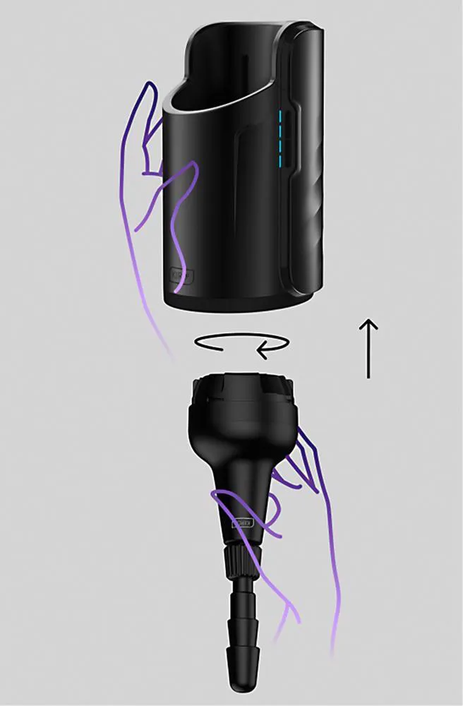 Kiiroo Keon Dildo Adapter, чорний — фото 4
