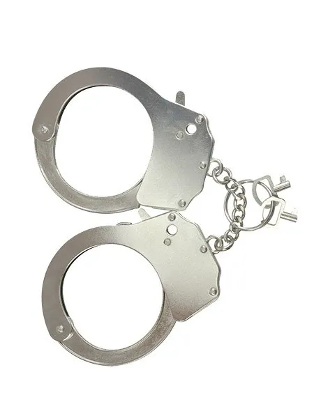 Adrien Lastic Handcuffs Metallic
