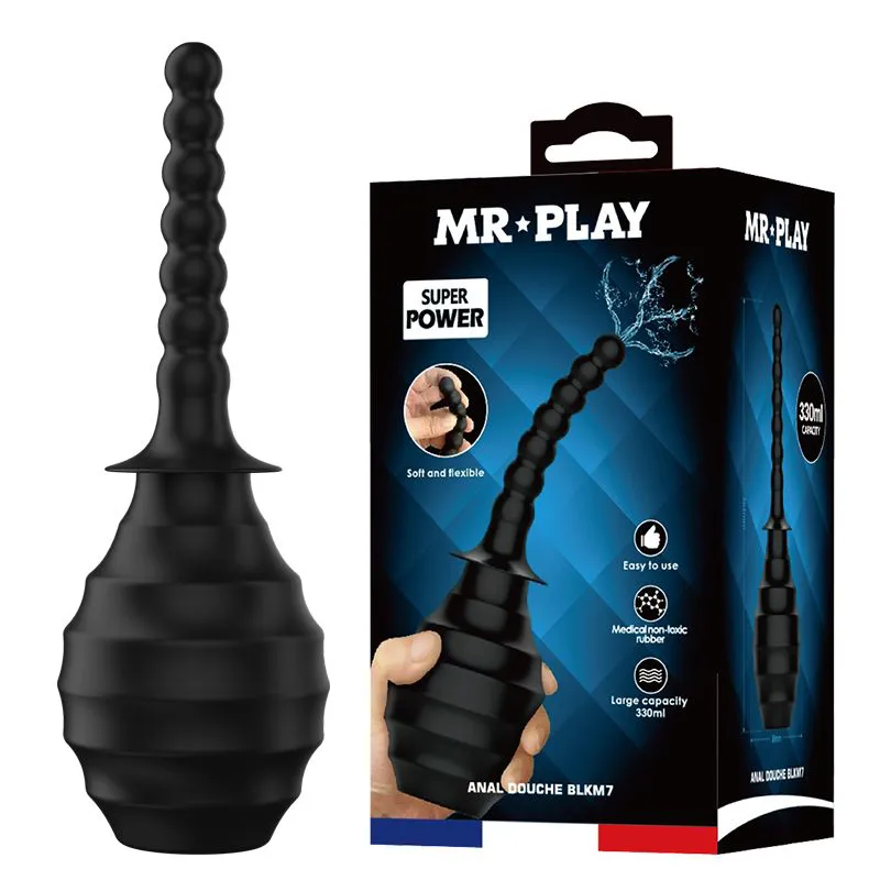 Mr.Play Anal Douche Enema Cleaner, чорний — фото 7
