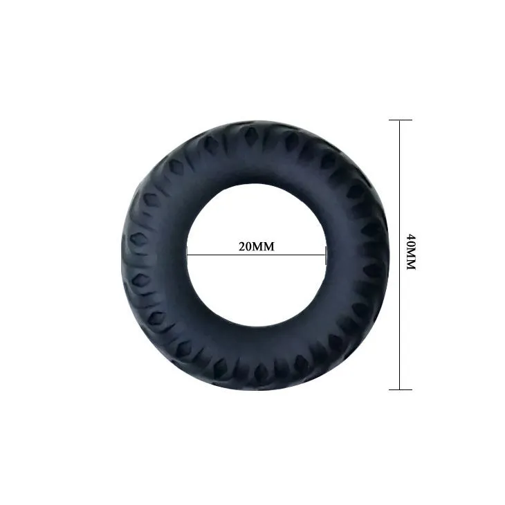 Baile Titan Cock Ring, чорний — фото 2