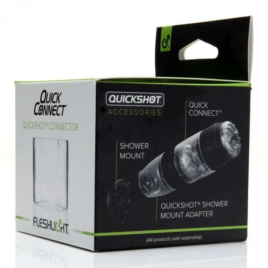 Fleshlight Quickshot Quick Connect, прозорий — фото 2
