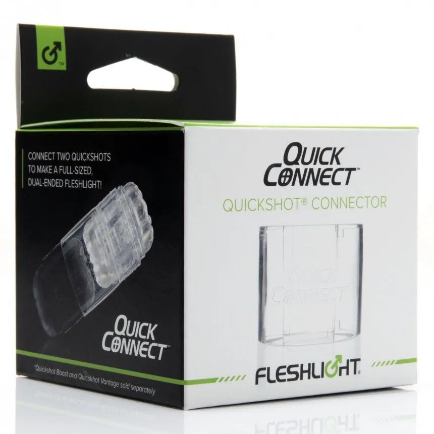 Fleshlight Quickshot Quick Connect, прозорий — фото 4