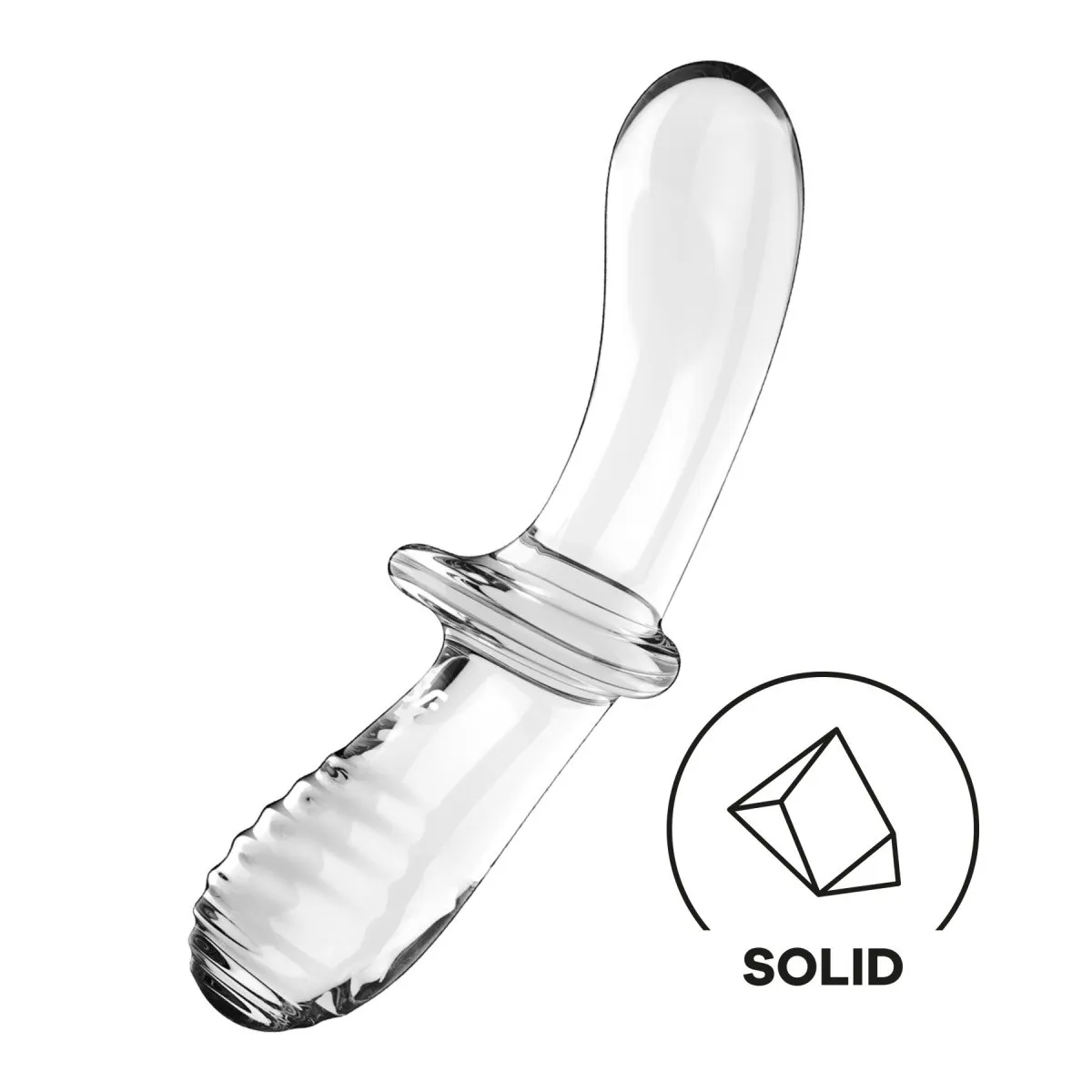 Satisfyer Double Crystal, прозорий