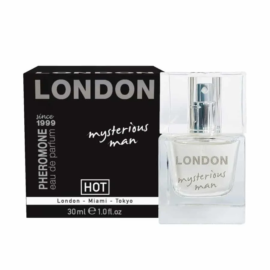 Флакон чоловічих парфумів з феромонами Hot London