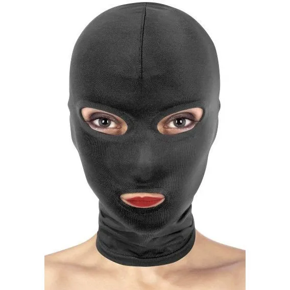 Fetish Tentation Open Mouth and Eyes Hood