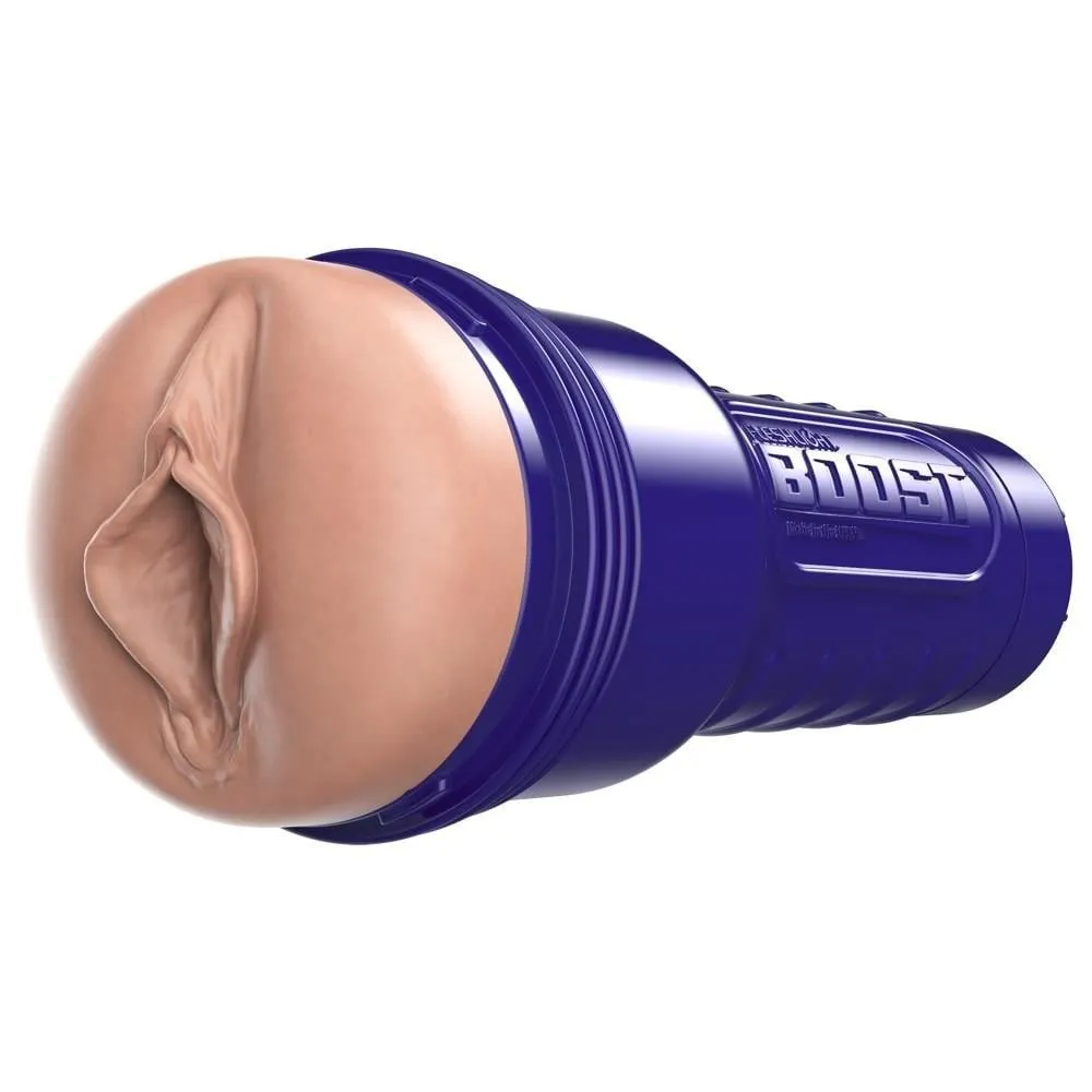 Мастурбатор Fleshlight Boost Bang у синьому металевому корпусі