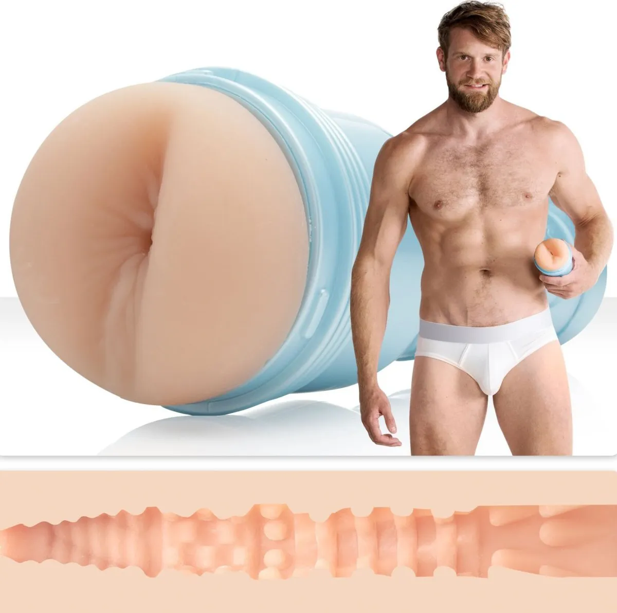 Мастурбатор Fleshjack Boys Colby Keller Lumberjack у пластиковому корпусі