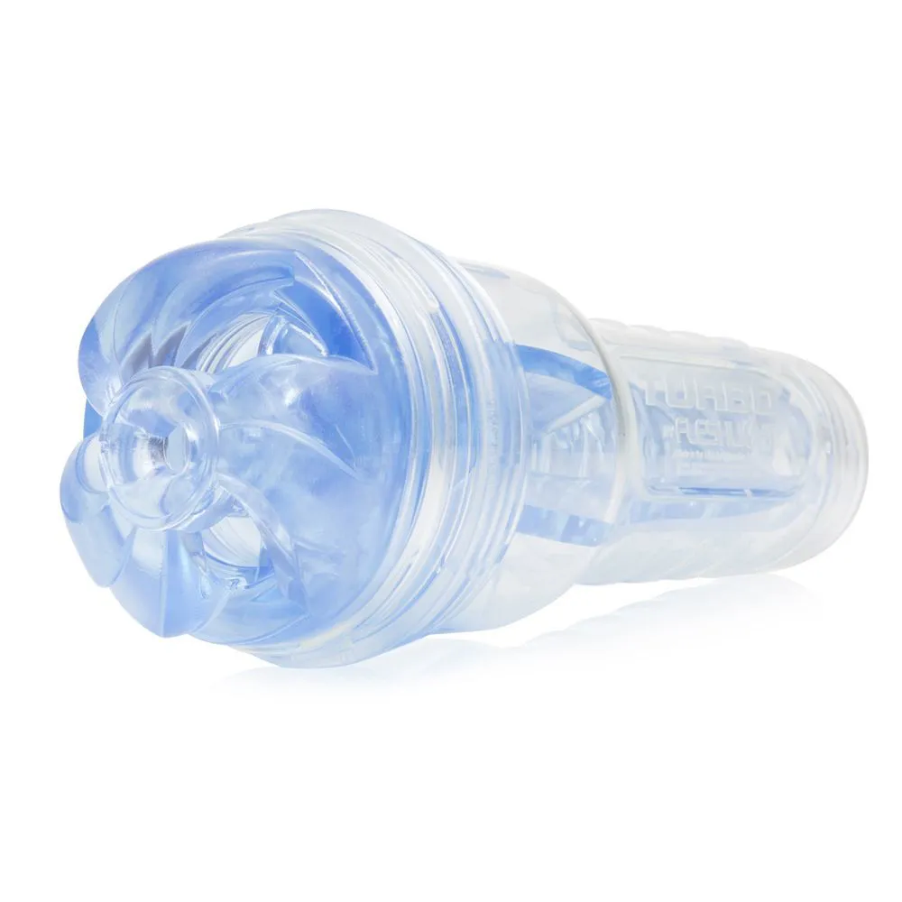 Мастурбатор Fleshlight Turbo Thrust Blue Ice у блакитному корпусі