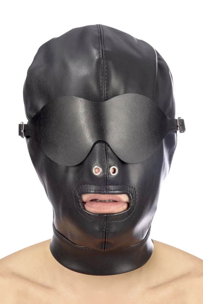 БДСМ-капюшон Fetish Tentation з маскою на очі
