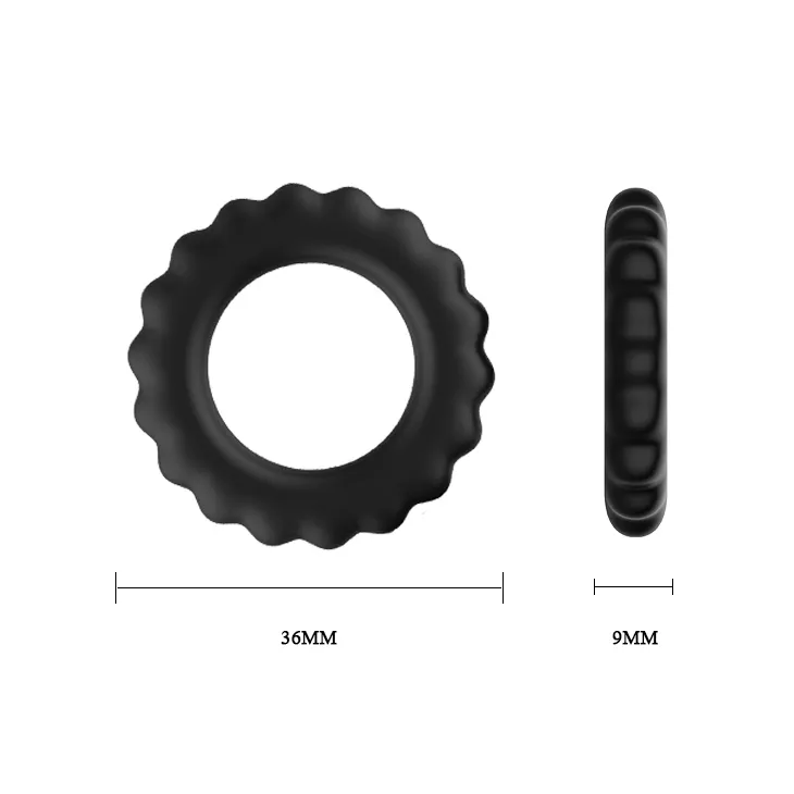 Baile Titan Cock Ring Set, чорний — фото 6