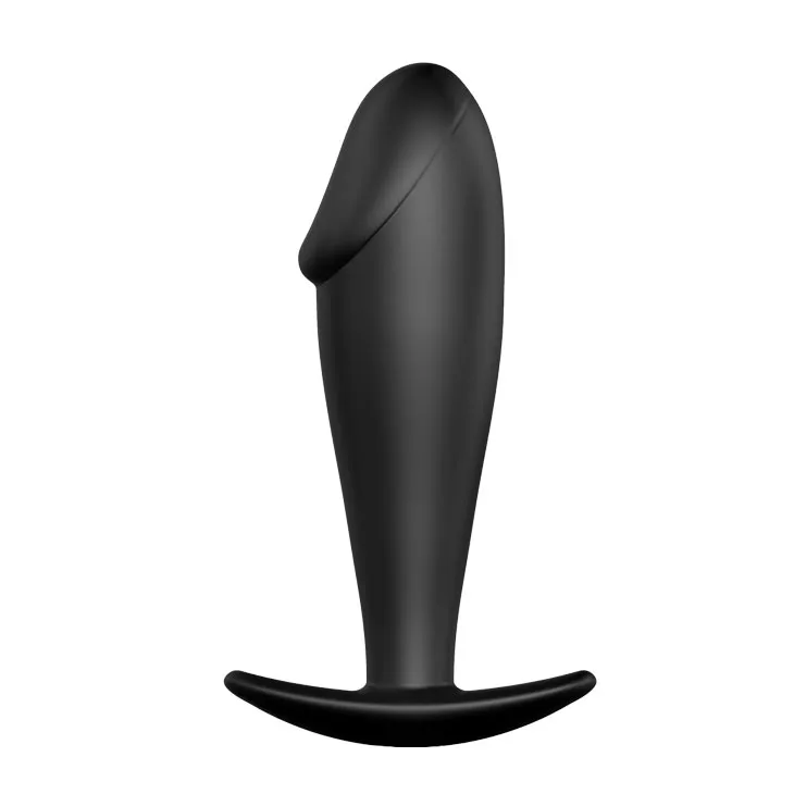 Pretty Love Anal Butt Plug Penis Shaped, чорний — фото 6