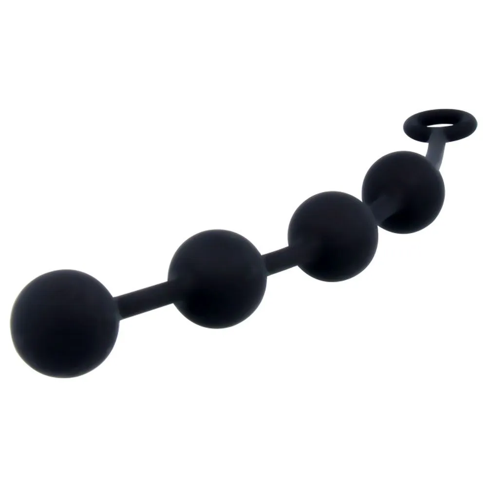 Nexus Excite Large Anal Beads, чорний — фото 2