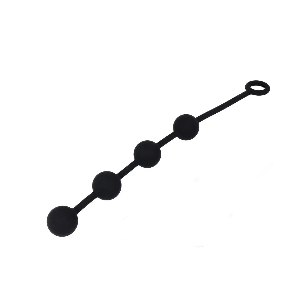 Nexus Excite Large Anal Beads, чорний — фото 3