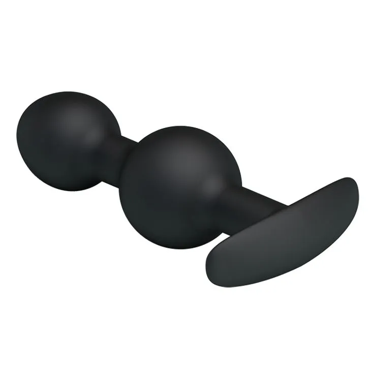 Pretty Love Silicone Anal Balls, чорний — фото 5