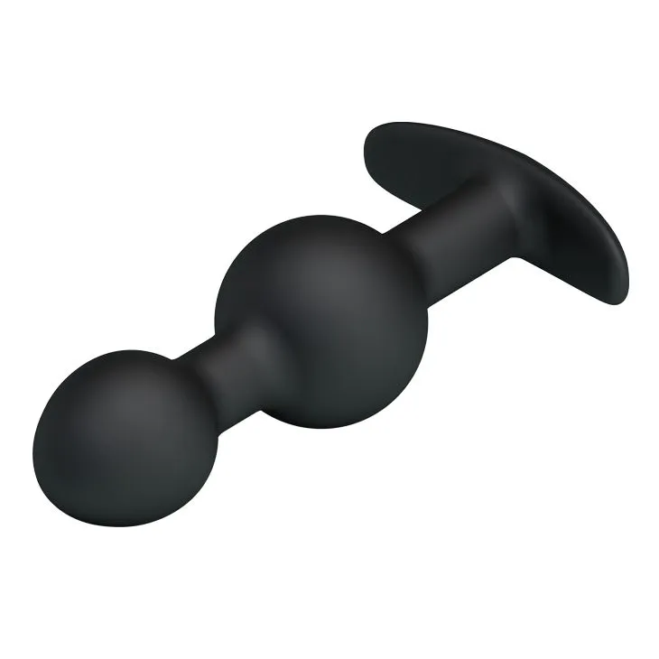 Pretty Love Silicone Anal Balls, чорний — фото 7