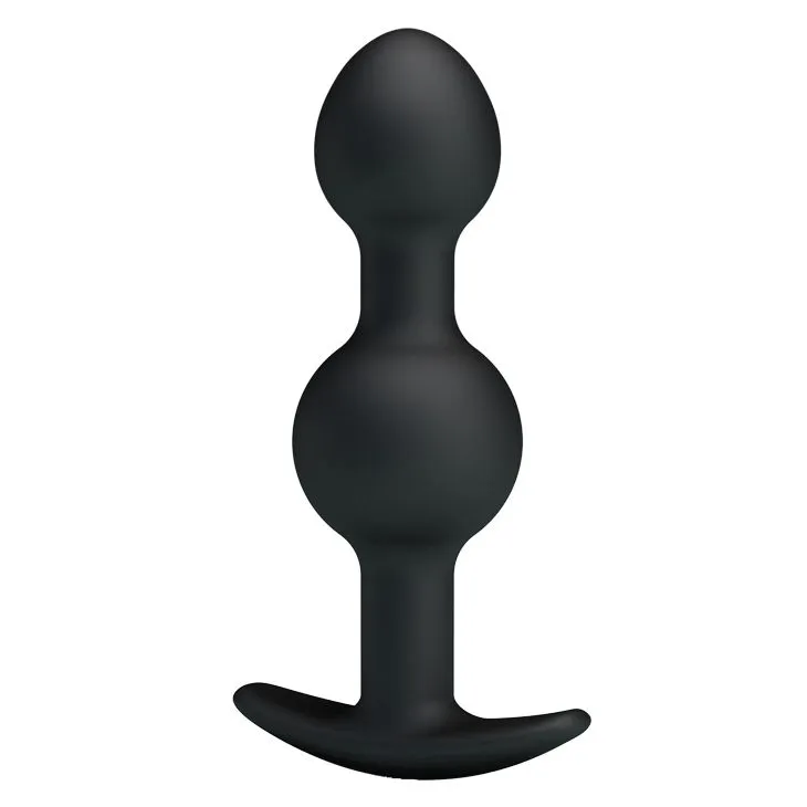 Pretty Love Silicone Anal Balls, чорний — фото 8