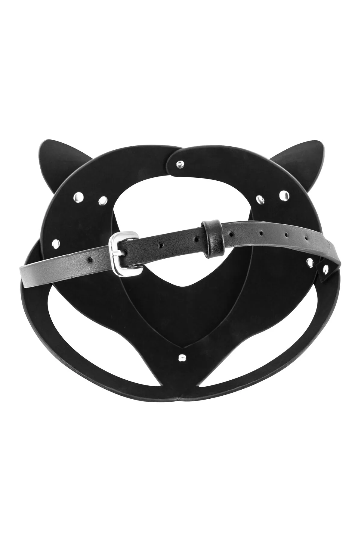 Fetish Tentation Adjustable Catwoman Diamond Mask, чорний — фото 3