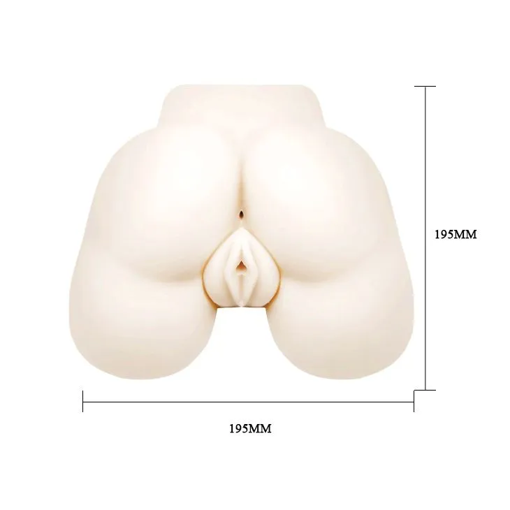 Baile Pussy & Anal Double Tunnels, тілесний — фото 8