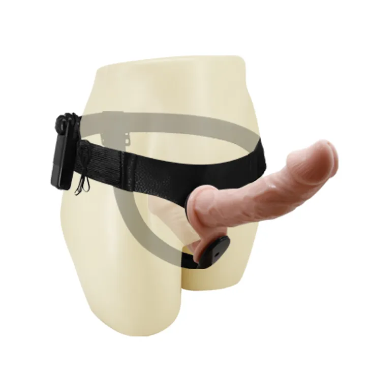 LyBaile Ultra Passionate Harness Dual Vibration, тілесний — фото 3