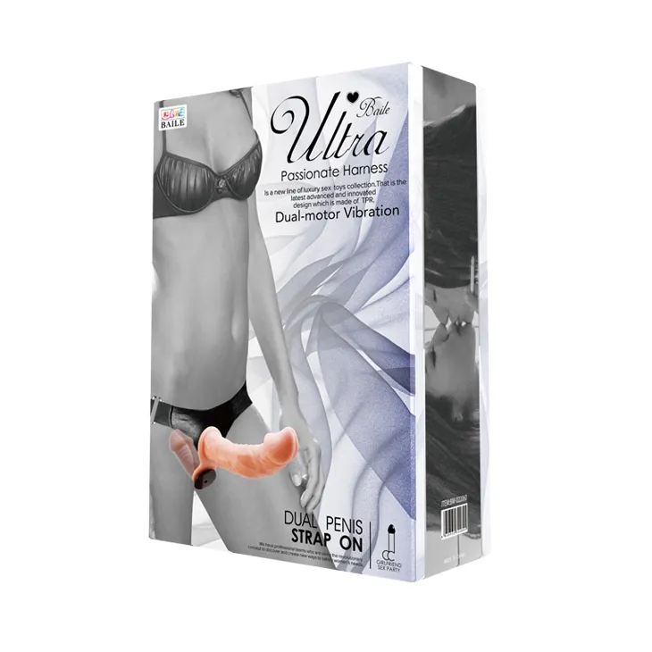 LyBaile Ultra Passionate Harness Dual Vibration, тілесний — фото 9