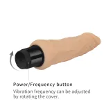 LoveToy Reel Feel Cyberskin Vibrator 8" — фото 2