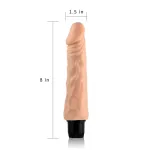 LoveToy Reel Feel Cyberskin Vibrator 8" — фото 4