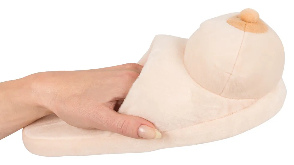 Orion Boob Slippers, бежевий — фото 4