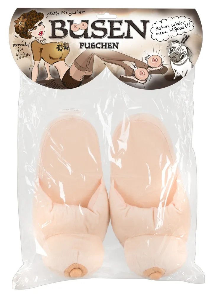 Orion Boob Slippers, бежевий — фото 5