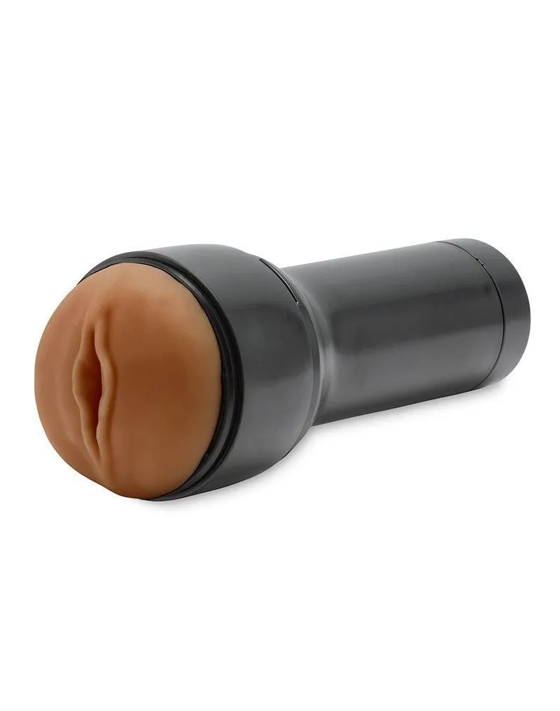 Мастурбатор-вагіна Kiiroo Feel Stroker Mid Brown у пластиковому корпусі з кришкою