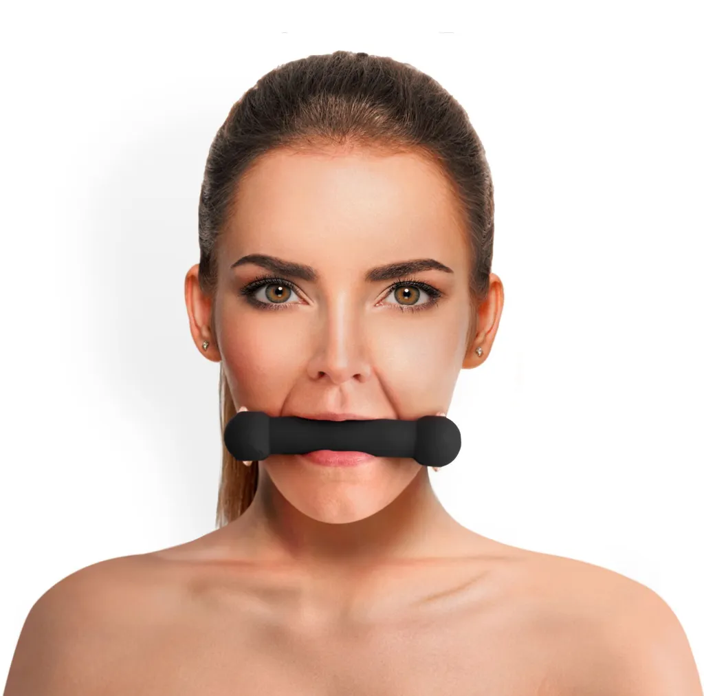 Art of Sex Gag Stick Silicon, чорний