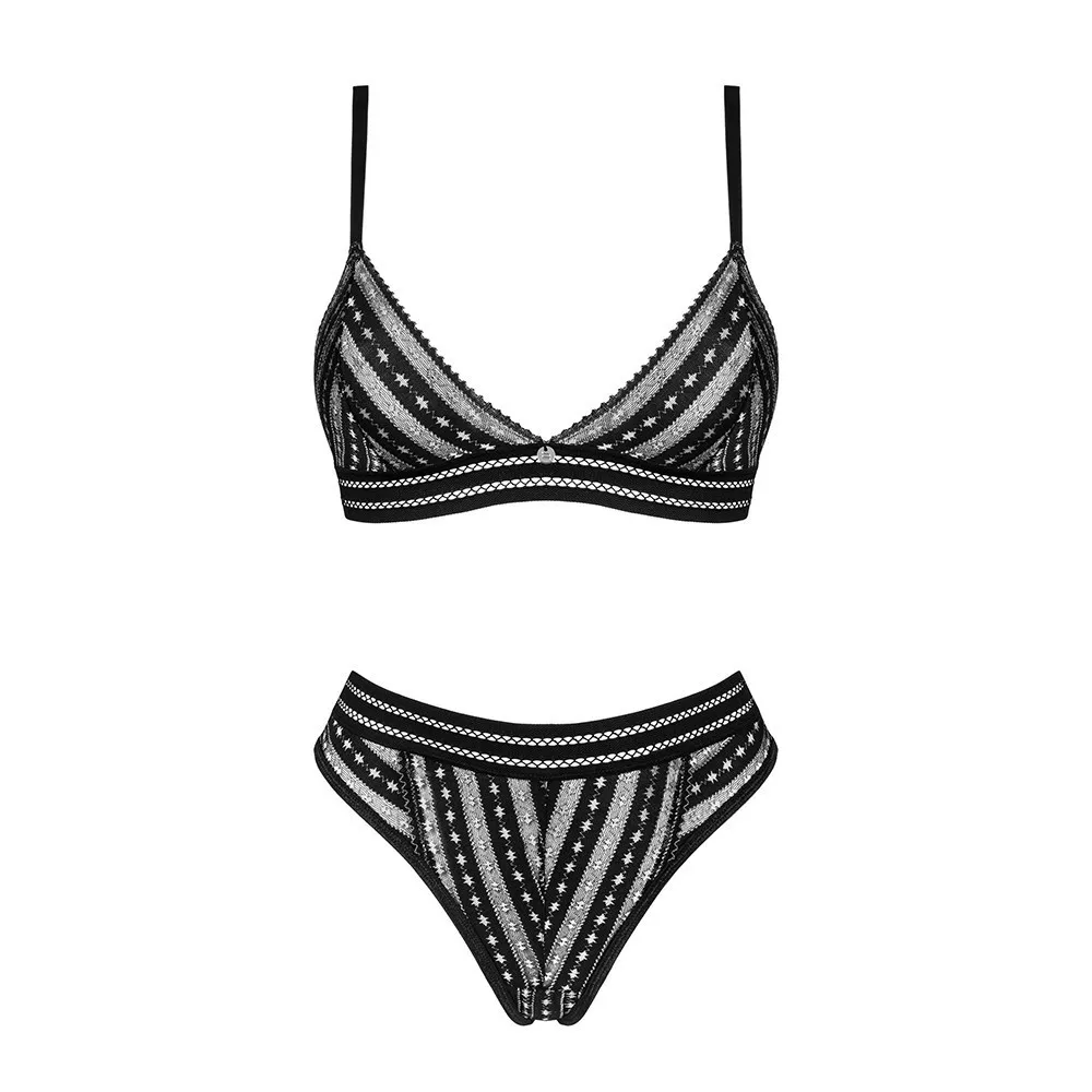 Obsessive Natilya 2pcs set, чорний — фото 5