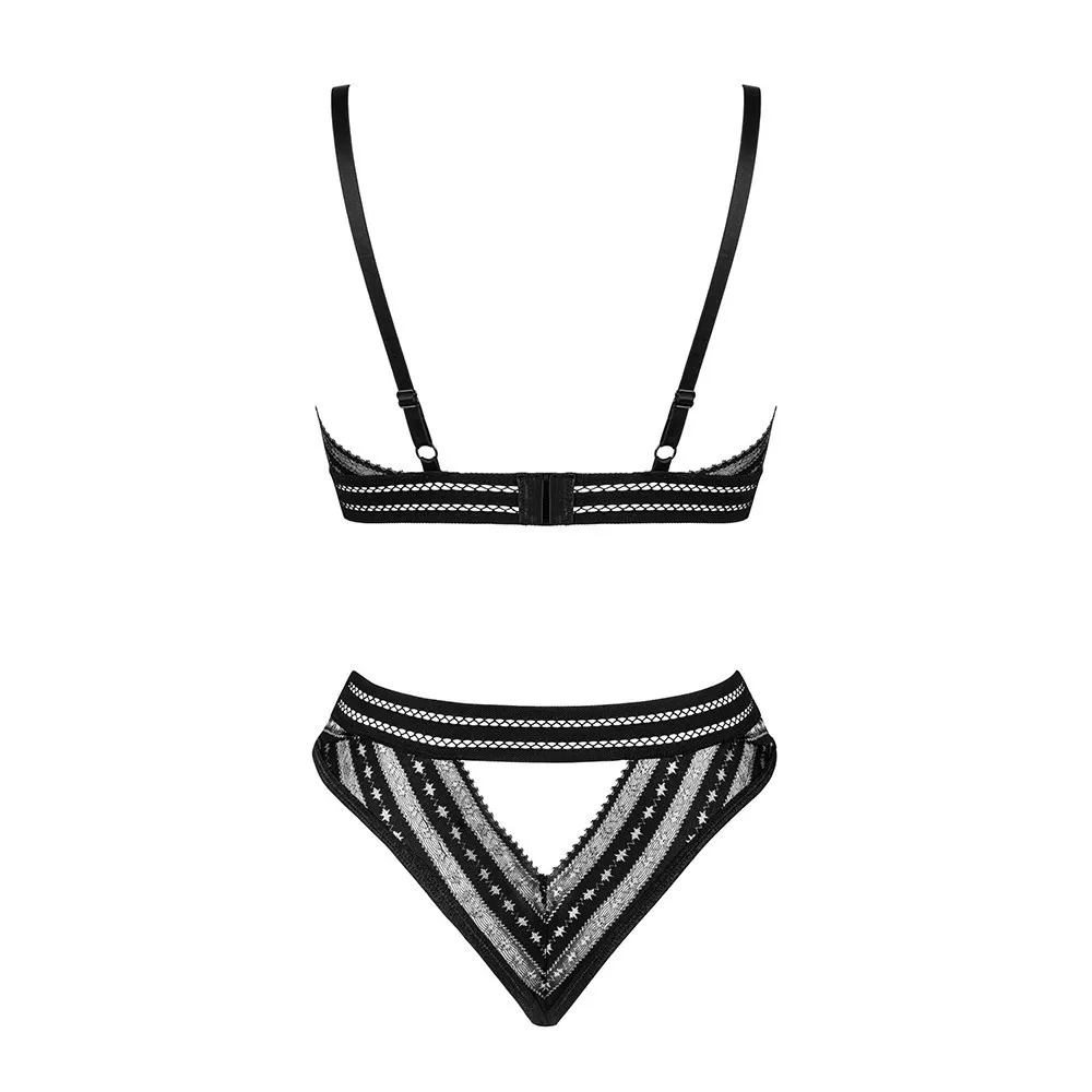 Obsessive Natilya 2pcs set, чорний — фото 6
