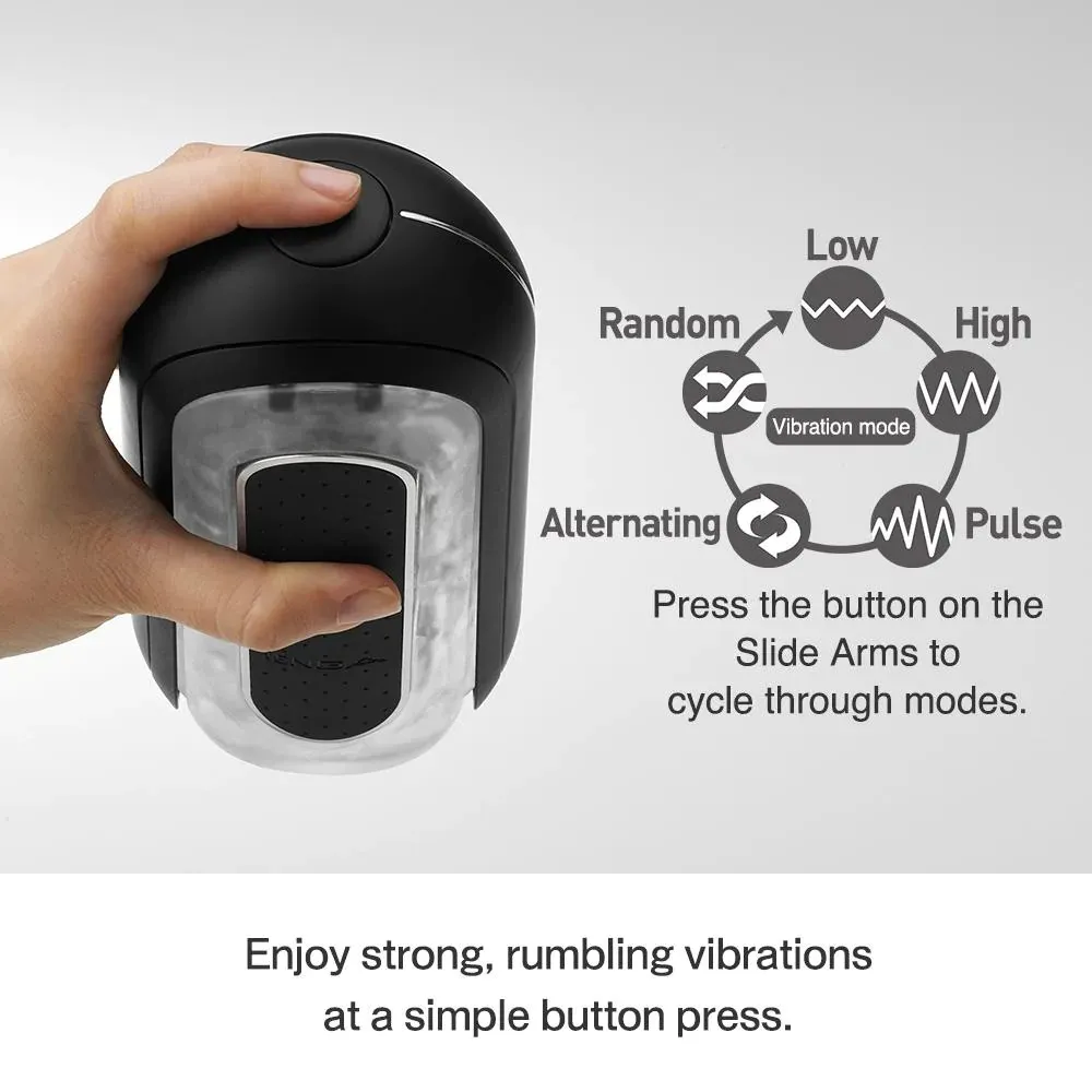 Tenga Flip Zero Electronic Vibration Black, чорний — фото 8