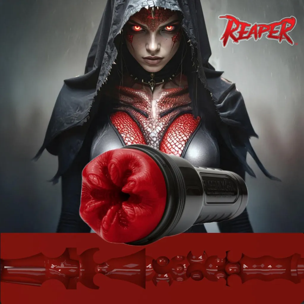 Мастурбатор Fleshlight Fantasy Reaper з готичним дизайном входу
