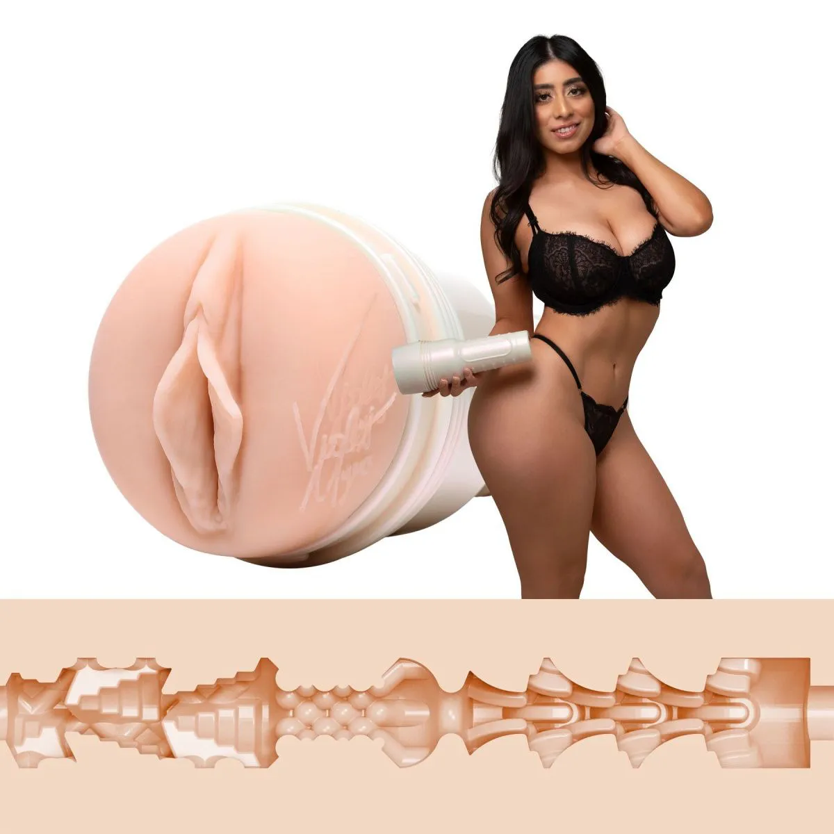 Мастурбатор-вагіна Fleshlight Girls Violet Myers Waifu з деталізованим входом
