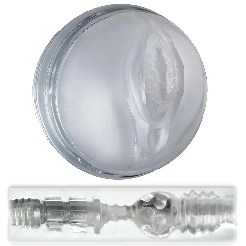 Мастурбатор Fleshlight Ice Lady Crystal у прозорому корпусі