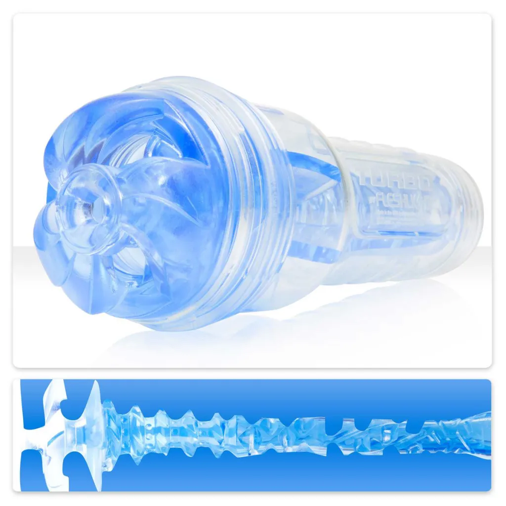 Fleshlight Turbo Thrust Blue Ice, блакитний — фото 2