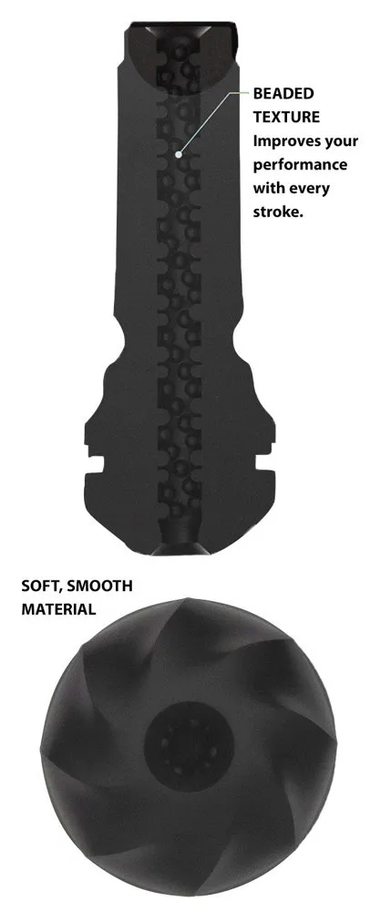 Kiiroo FeelSensation Stroker, чорний — фото 5