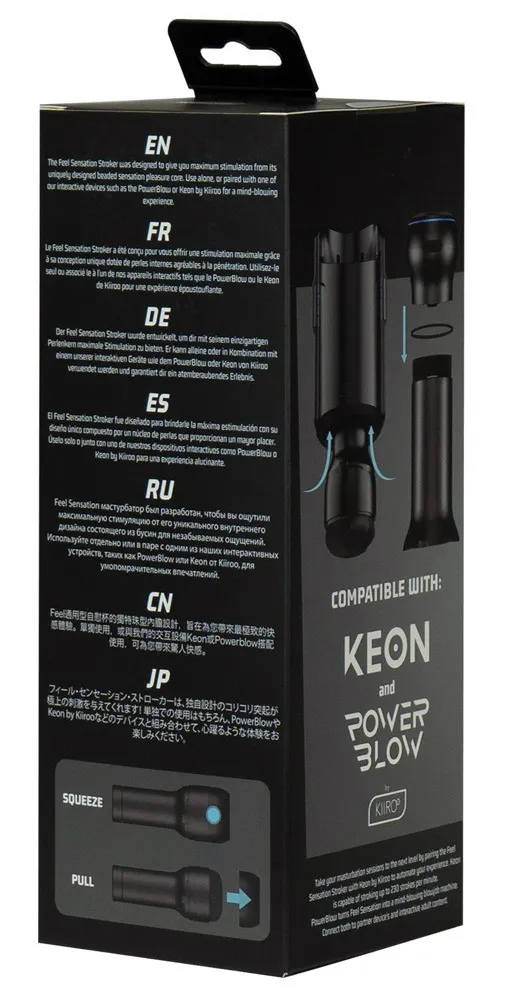 Kiiroo FeelSensation Stroker, чорний — фото 7