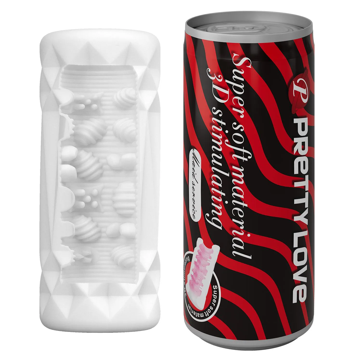 Pretty Love Pop-Top Can, червоний
