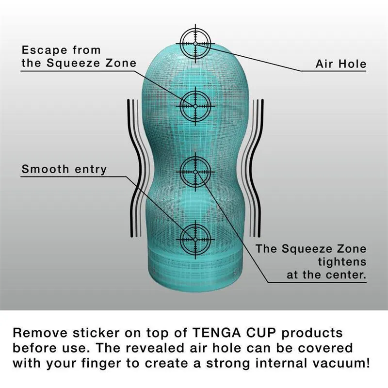 Tenga Original Vacuum Cup Extra Cool, білий — фото 3