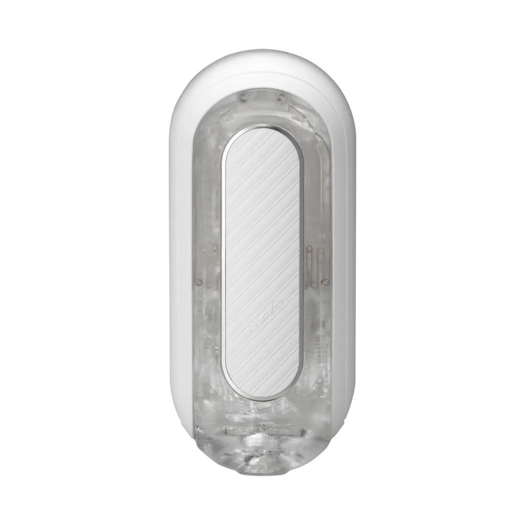 Мастурбатор Tenga Zero Flip Gravity з розкритим корпусом