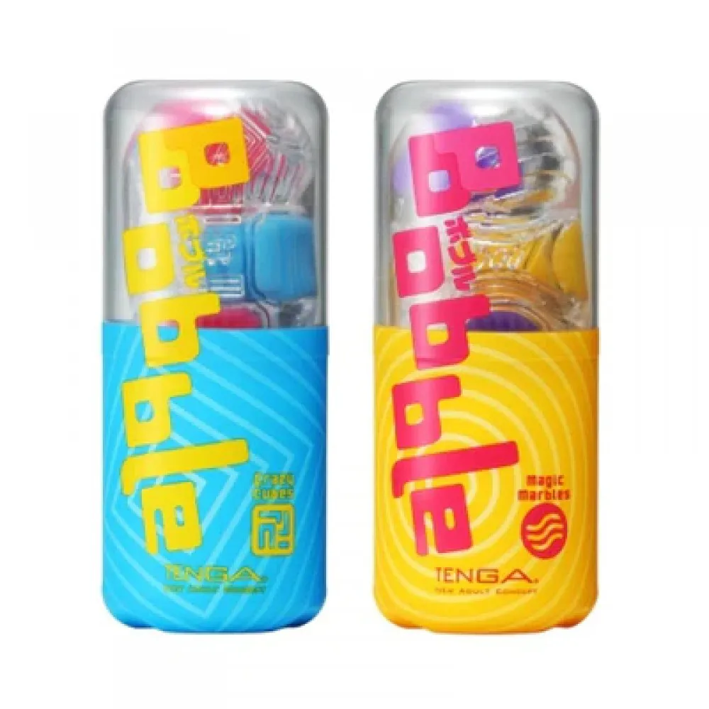Tenga Bobble Crazy Cubes і Magic Marbles в упаковці