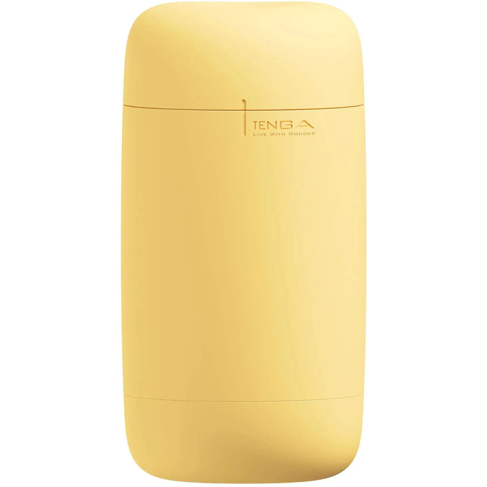 Жовтий мастурбатор Tenga Puffy Custard Yellow з м'яким корпусом