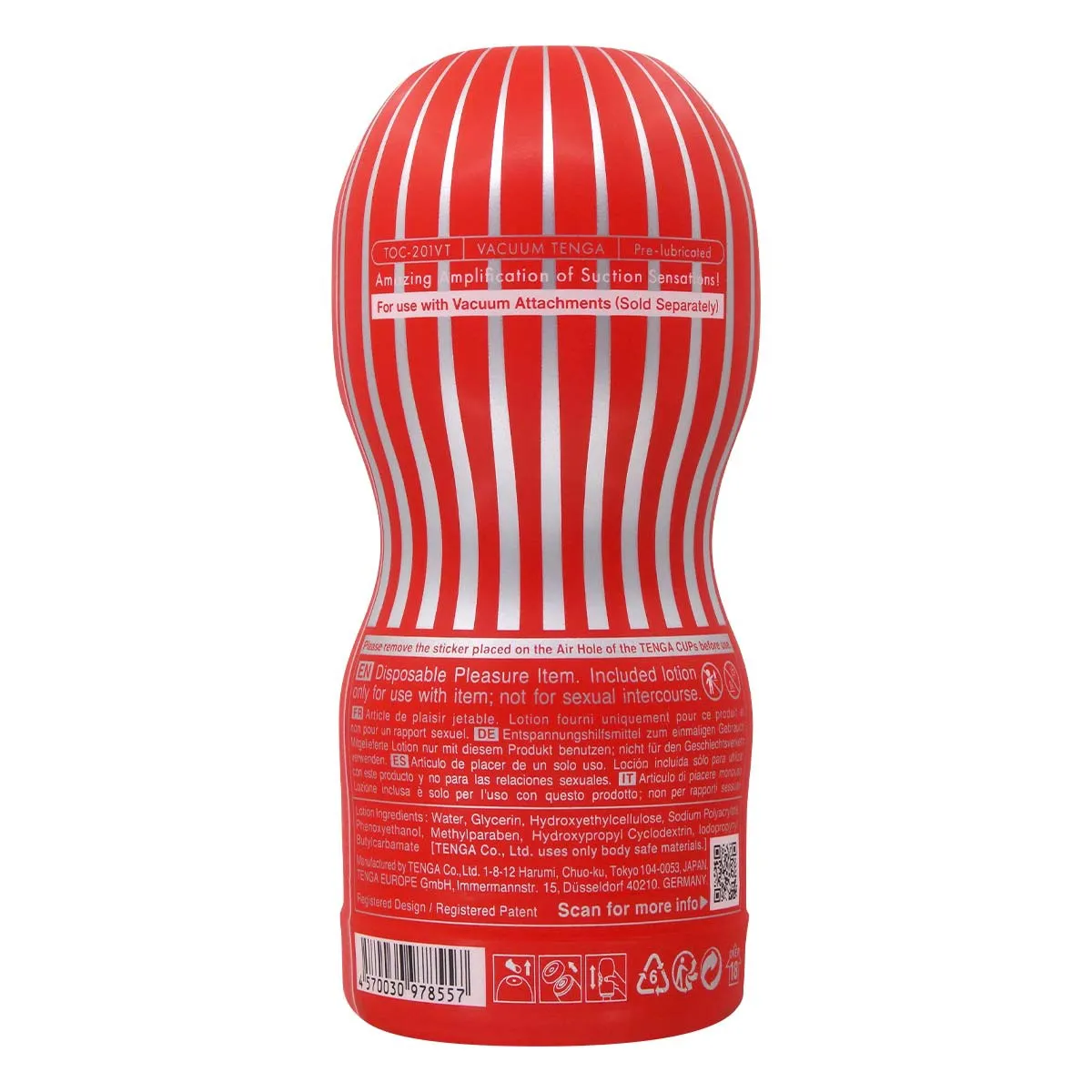 Tenga Vacuum Cup, червоний — фото 2