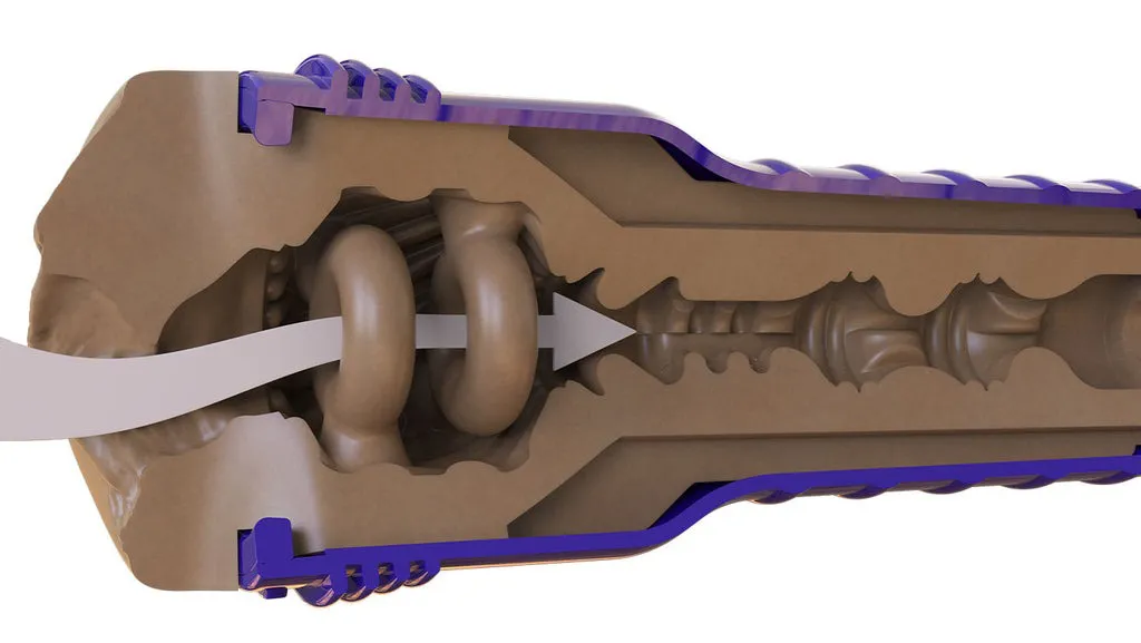 Fleshlight Boost Bang Light Medium Dark, коричневий — фото 3