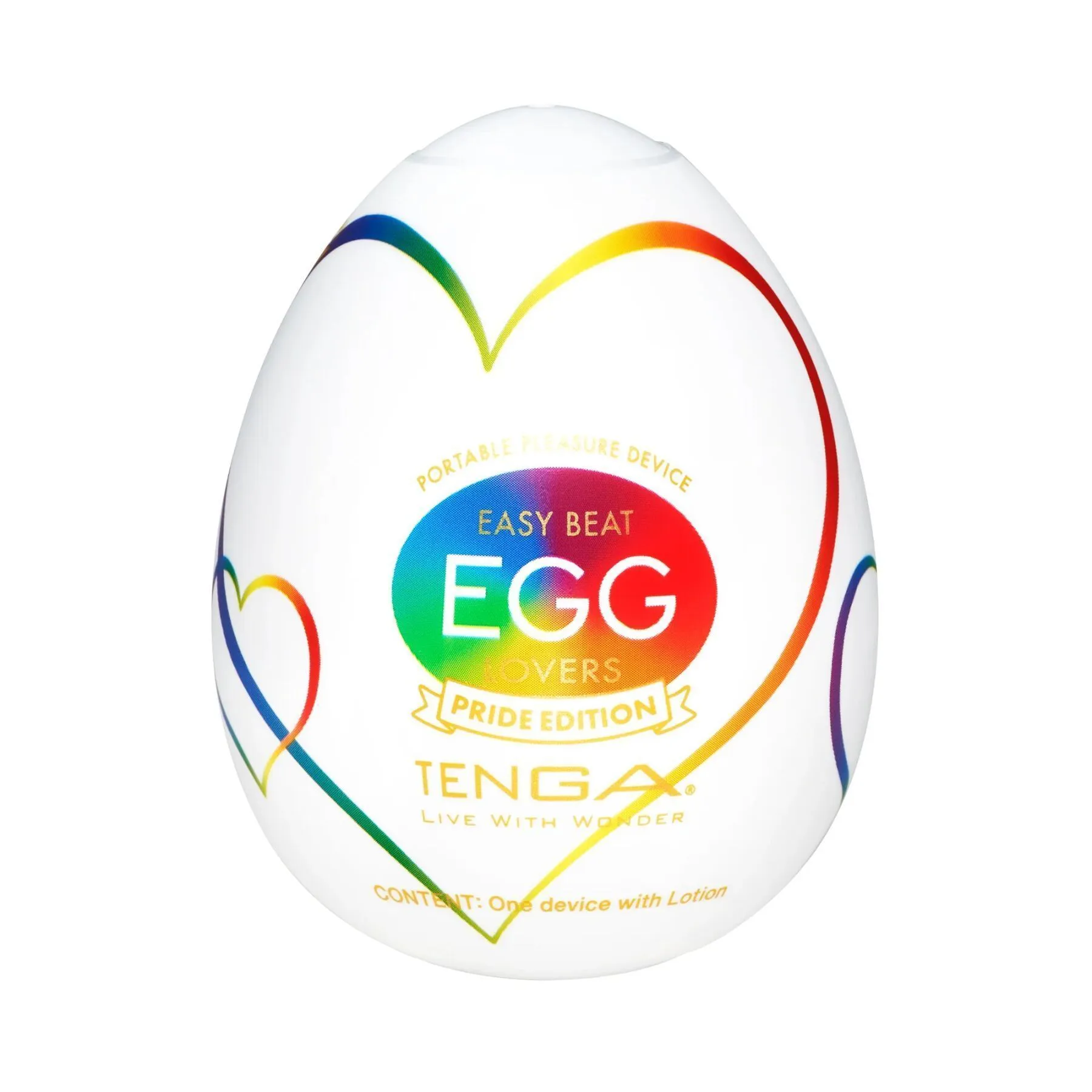 Мастурбатор-яйце Tenga Egg Lovers Pride Edition у райдужній шкаралупі