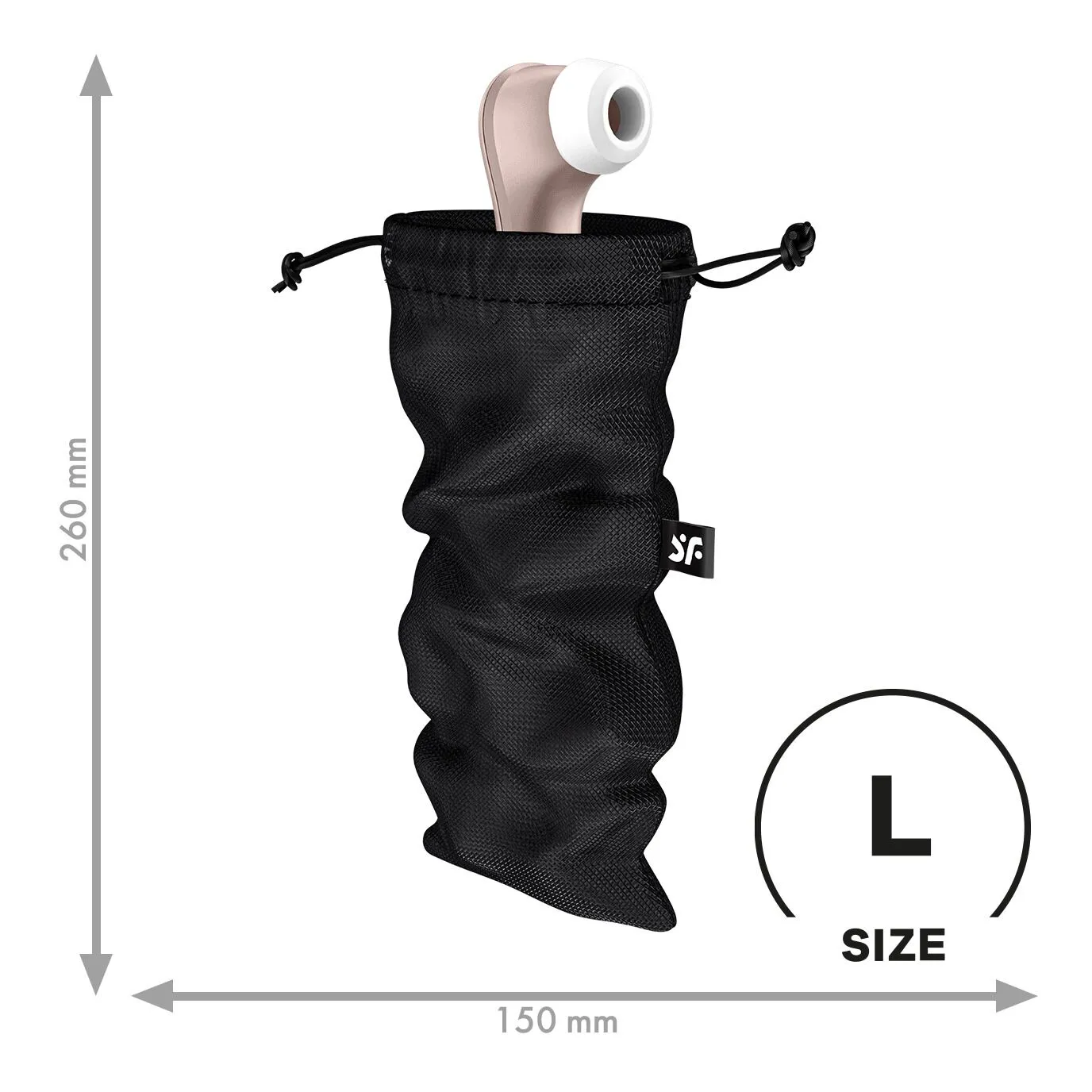 Satisfyer Treasure Bag, L, черный